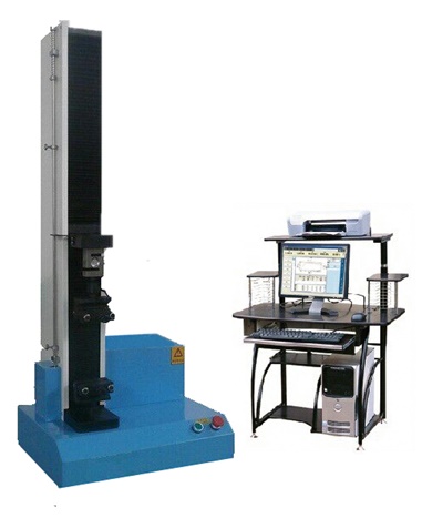 Rubber tensile testing machine